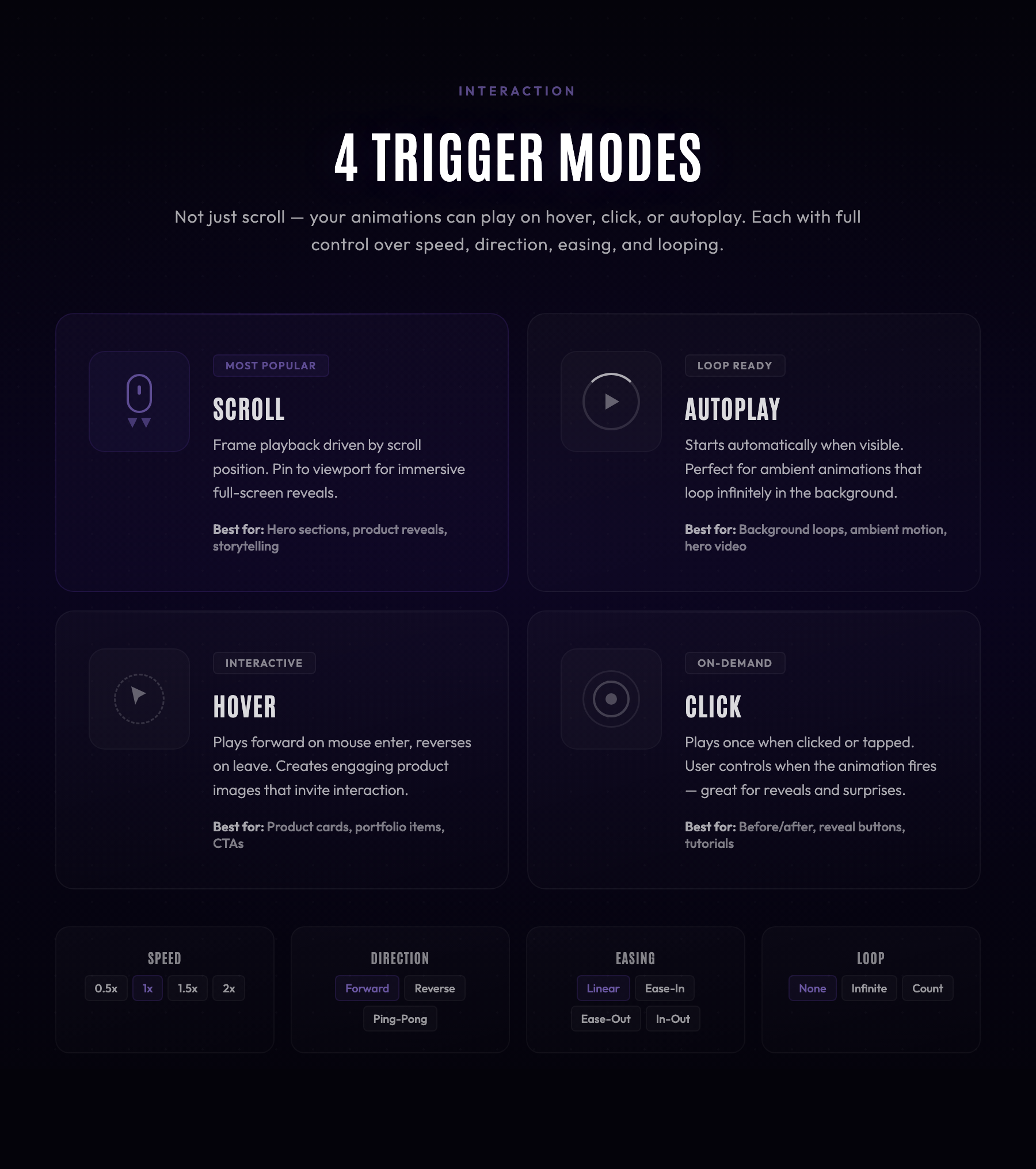 Xplode Motion - Scroll-Driven Frame Animation Plugin for WordPress