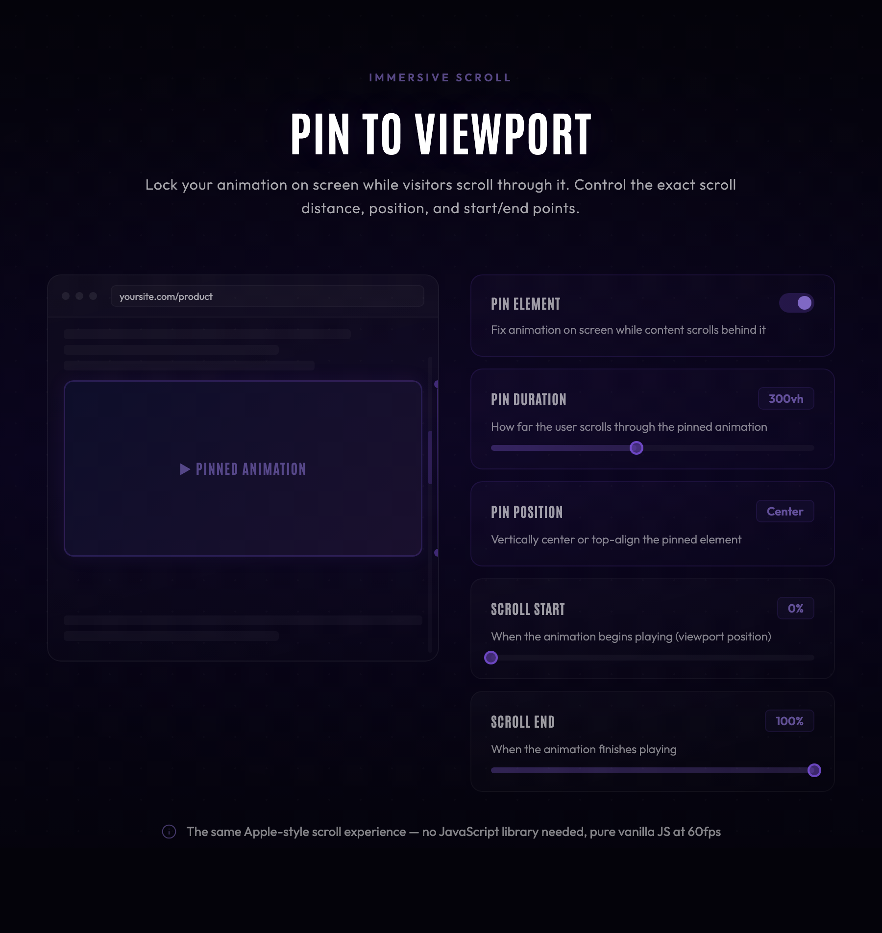 Xplode Motion - Scroll-Driven Frame Animation Plugin for WordPress